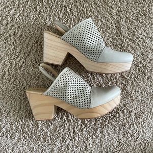 Free People Wooden Clogs